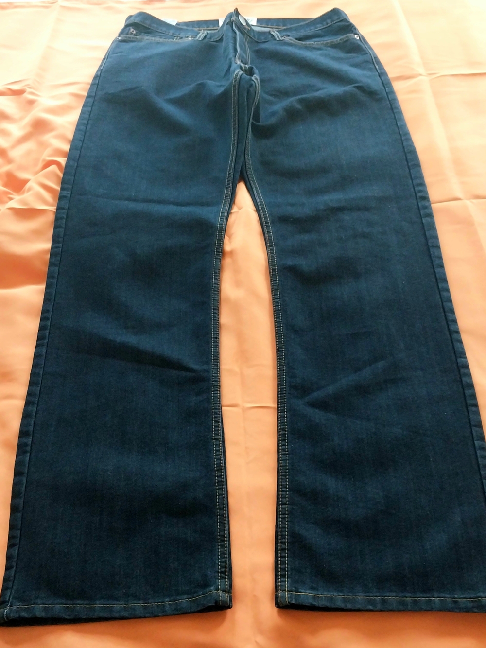 Signature by Levi Strauss & Co. Men's Slim Straight Fit Jeans Blue Indigo 36x34